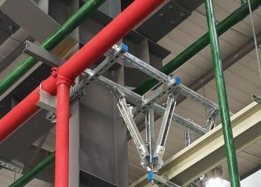 米易该抗震支架的整体式支吊架结构协调性好